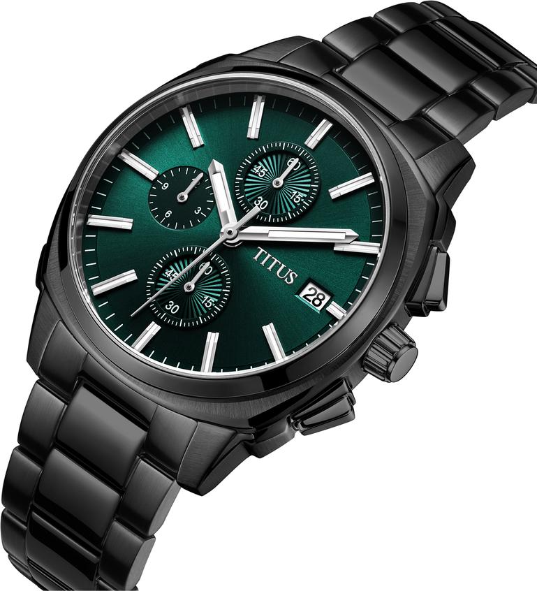Modernist Chronograph Quartz Stainless Steel Watch W06-03308-009