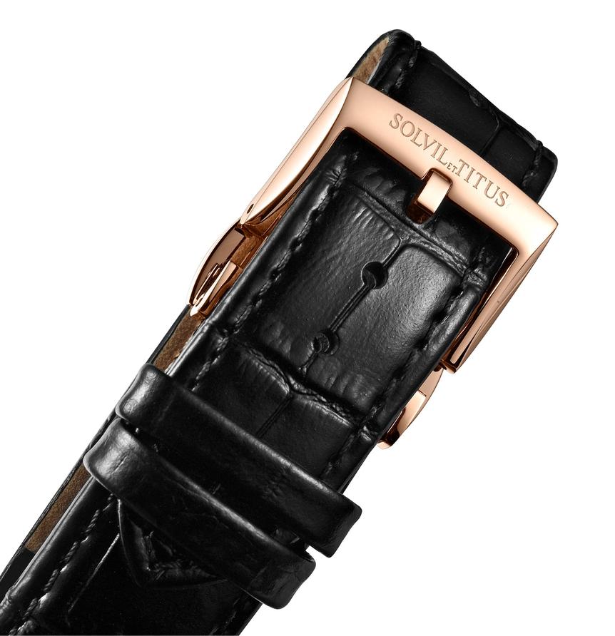 Classic三針鏤空自動機械皮革腕錶  W06-03309-002