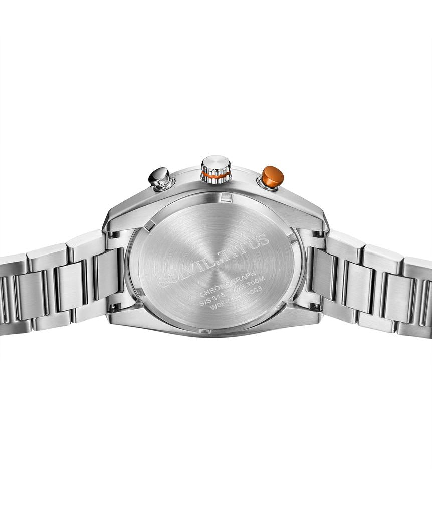 Modernist Chronograph Quartz Stainless Steel Watch W06-03331-003