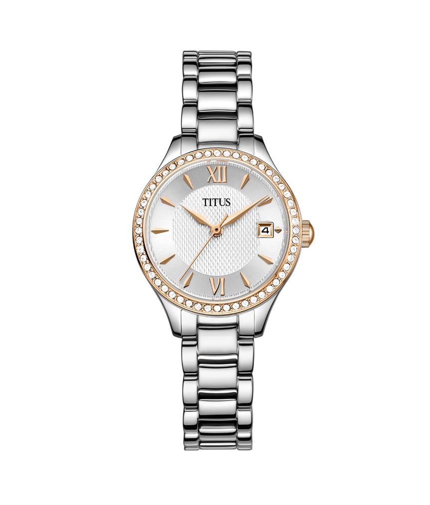 Fair Lady 3 Hands Date Quartz Stainless Steel Watch  W06-03354-001
