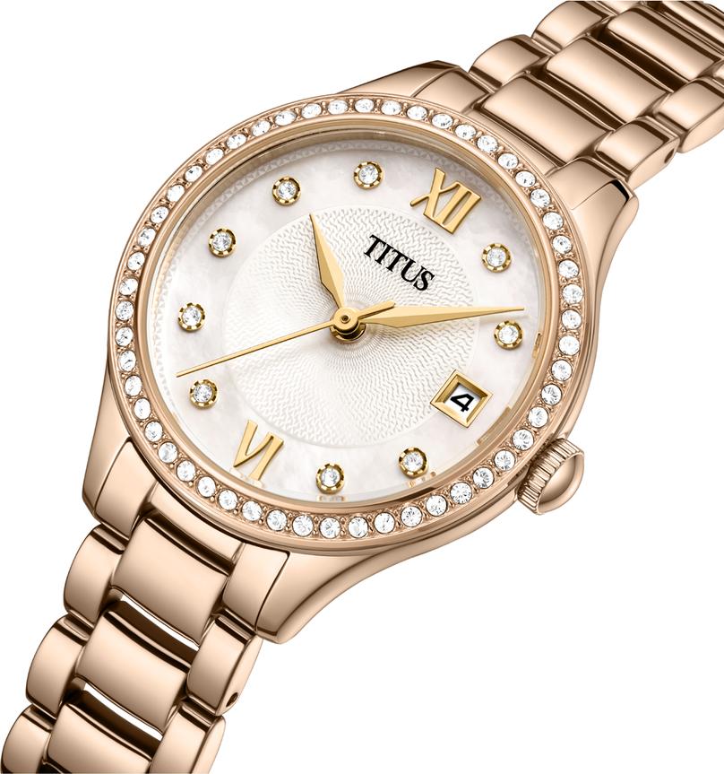 Fair Lady 3 Hands Date Quartz Stainless Steel Watch  W06-03354-003