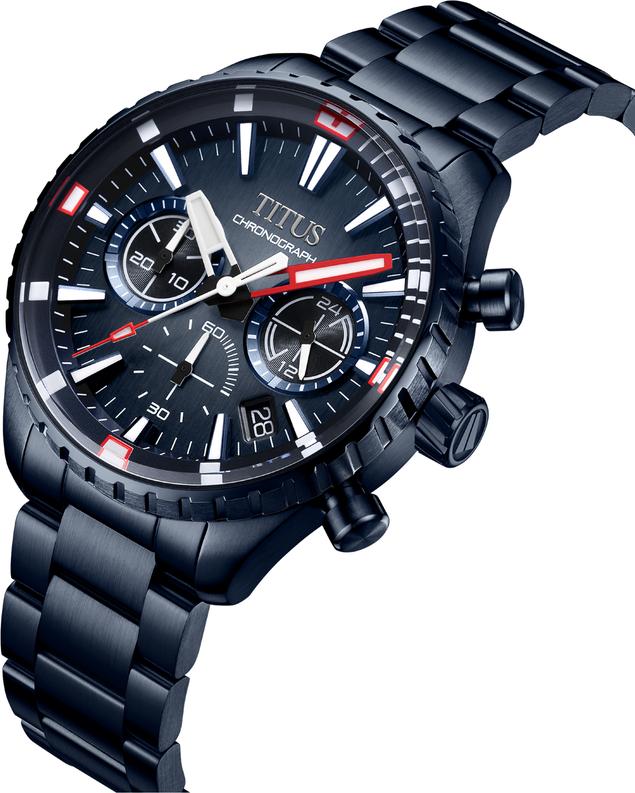 Saber Chronograph Quartz Stainless Steel Watch  W06-03364-003