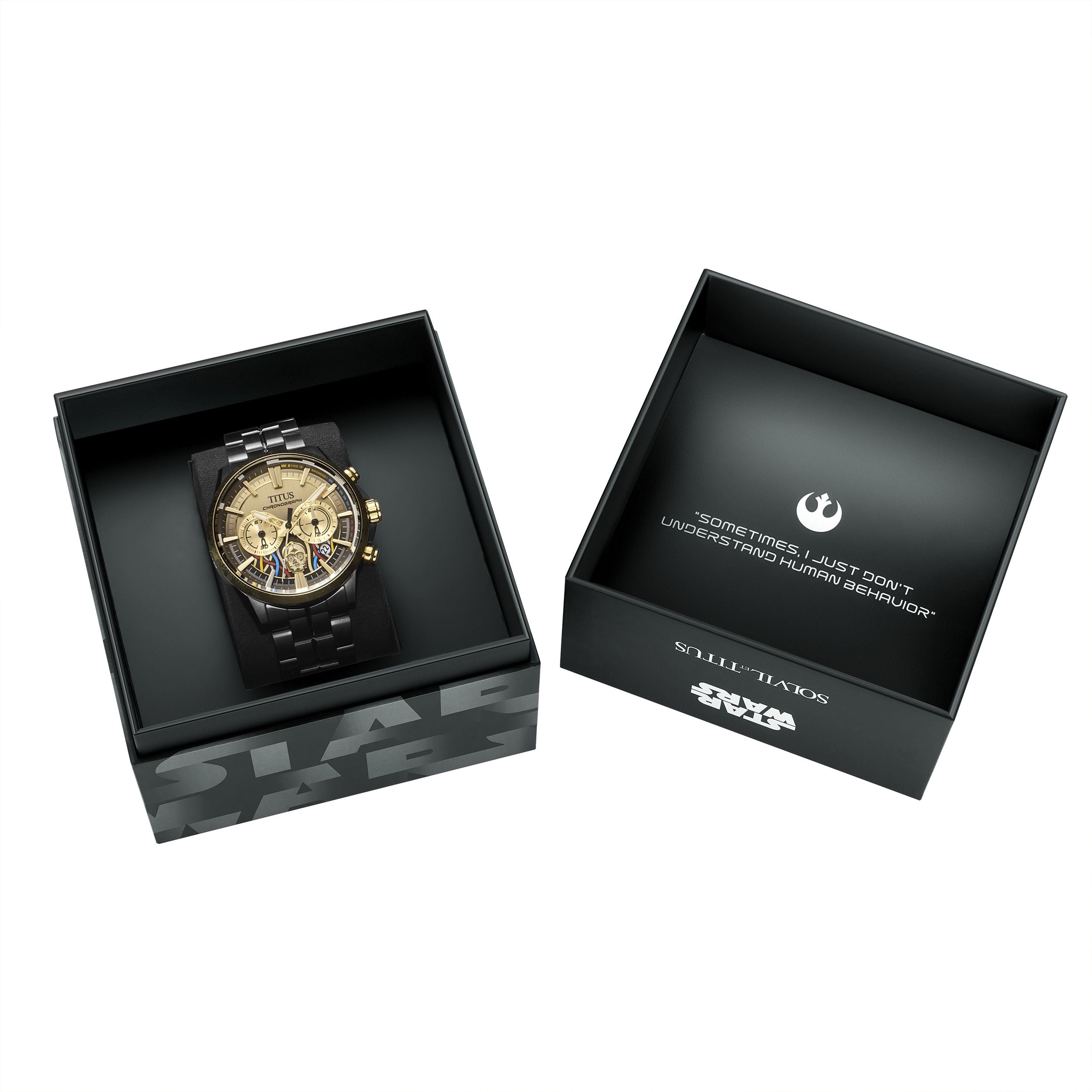 Solvil et Titus x Star Wars Limited Edition Saber "C-3PO" Chronograph Watch W06-03365-004