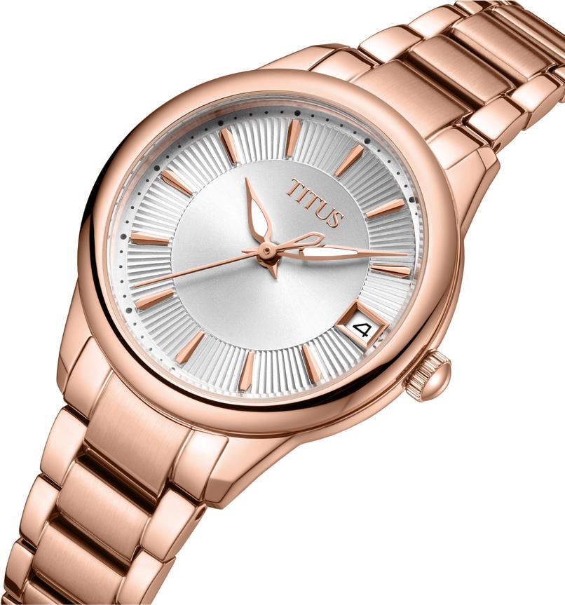 Fair Lady 3 Hands Date Quartz Stainless Steel Watch W06-03373-005