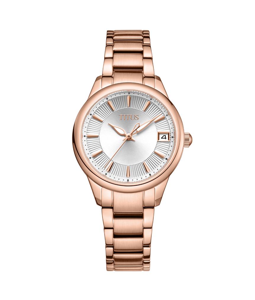 Fair Lady 3 Hands Date Quartz Stainless Steel Watch W06-03373-005