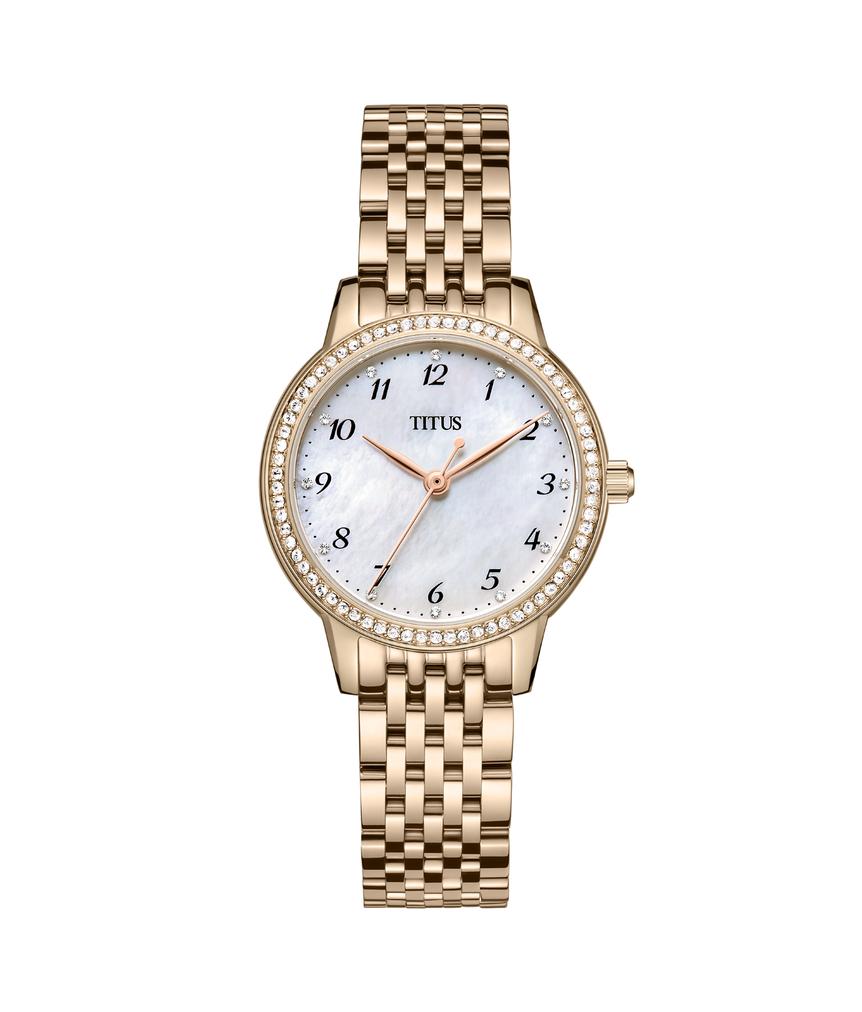 Fair Lady三針石英不鏽鋼腕錶  W06-03374-006