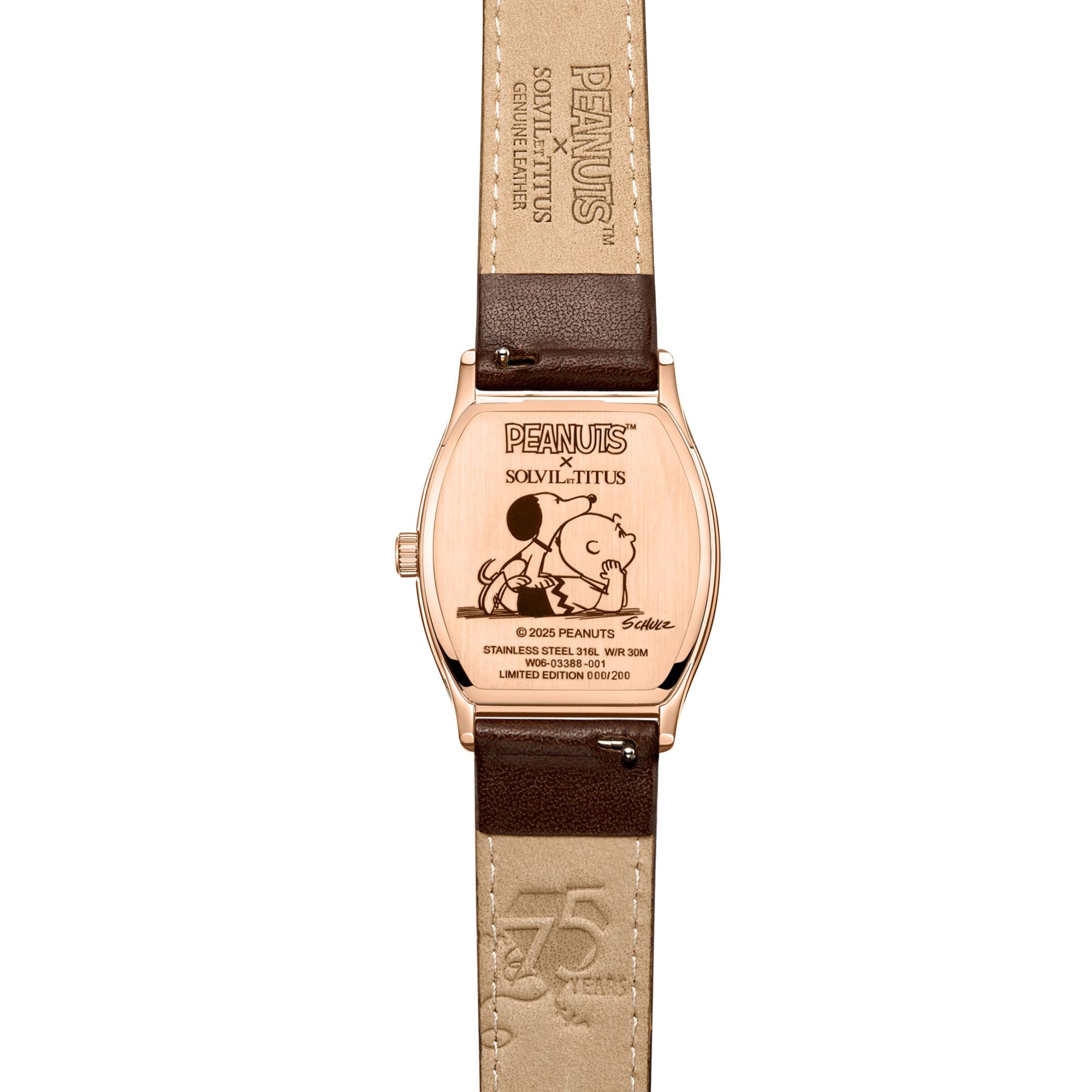Barista Collection <Peanuts 75th Anniversary> Limited Edition Multi-function Watch (Women's Version) (Limited to 200 pieces) W06-03388-001