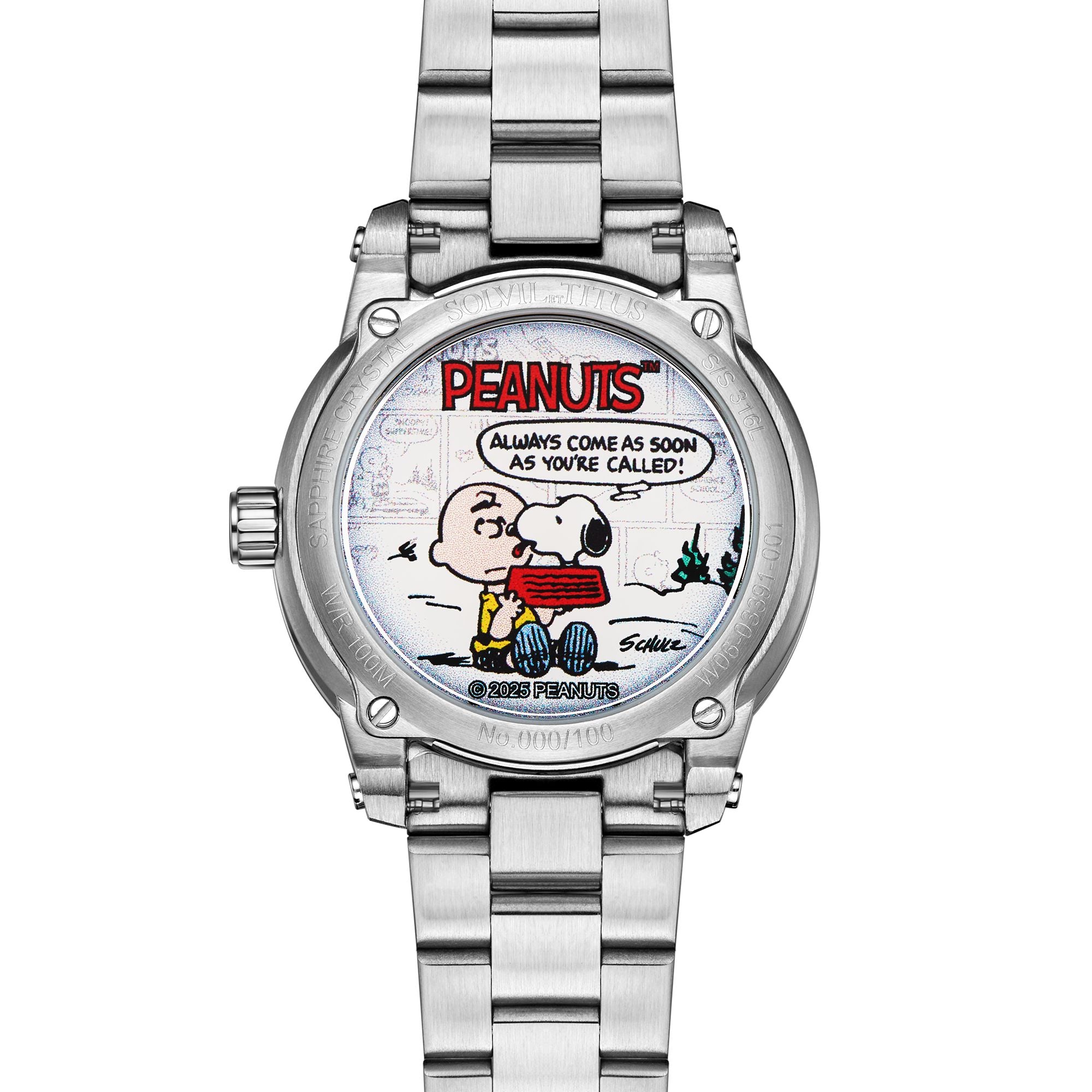 Aspira Collection <Peanuts 75th Anniversary> Limited Edition Multi-function Watch (Limited to 100 pieces) W06-03391-001