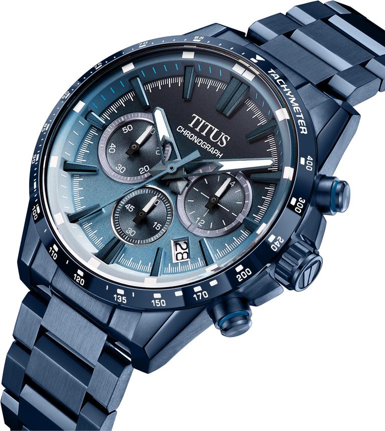 Saber Chronograph Quartz Stainless Steel Watch W06-03401-005