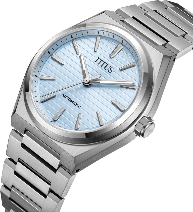 Exquisite 3 Hands Mechanical Stainless Steel Watch  W06-03402-001