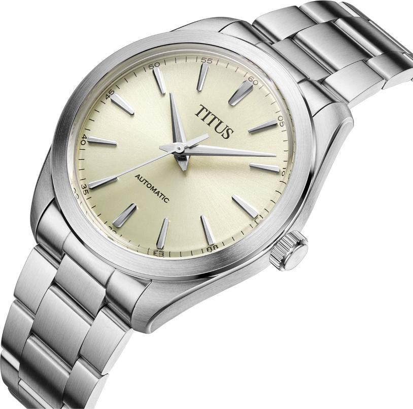 Cervus 3 Hands Mechanical Stainless Steel Watch  W06-03403-001