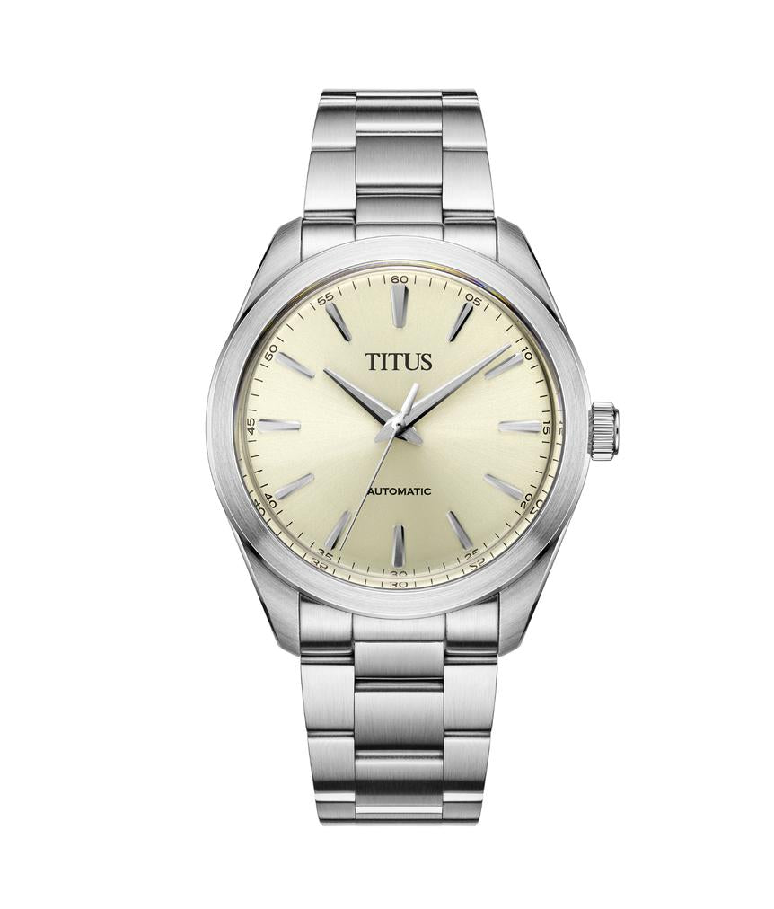 Cervus 3 Hands Mechanical Stainless Steel Watch  W06-03403-001