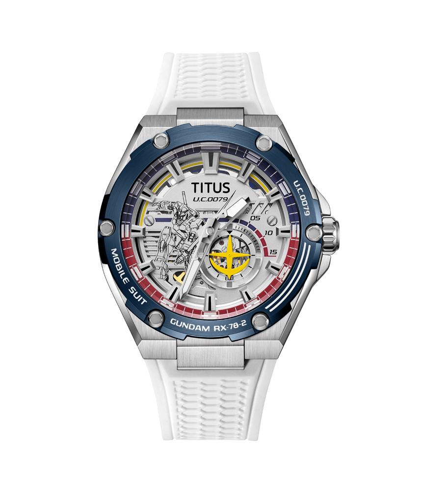 Voyager Collection "RX-78-2 Gundam" Limited-Edition Automatic Mechanical Watch (White Silicone Strap) (Limited quantity TBC) W06-03405-002