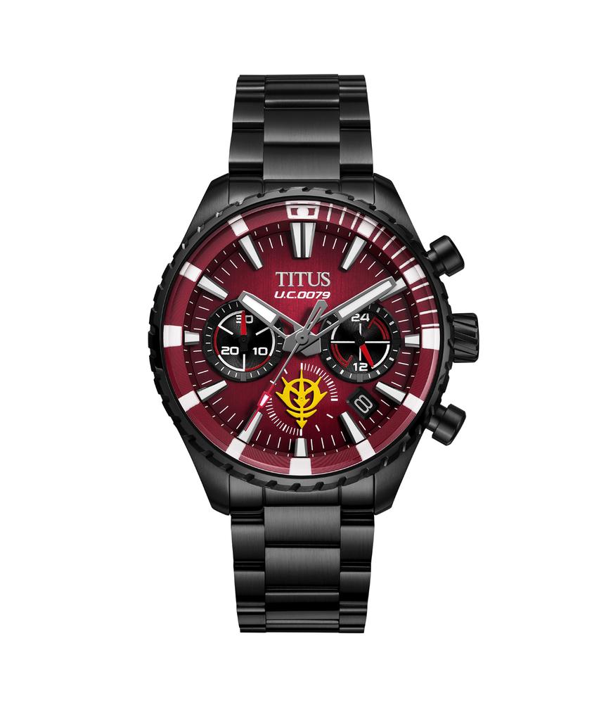 Saber Collection "MS-06S Red Comet Zaku II" Limited-Edition Chronograph Watch (Limited quantity TBC) W06-03408-001