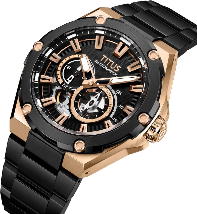 Voyager多功能自動機械不鏽鋼腕錶  W06-03410-003