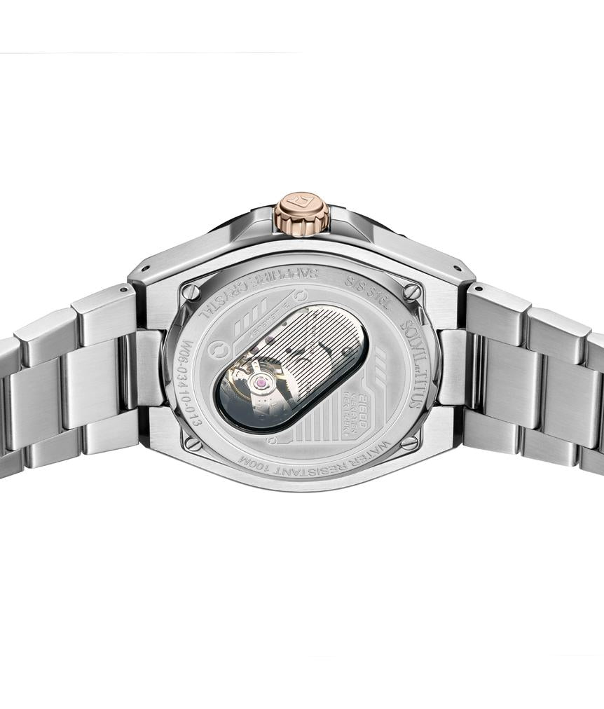 Voyager Multi-Function Mechanical Stainless Steel Watch  W06-03410-013