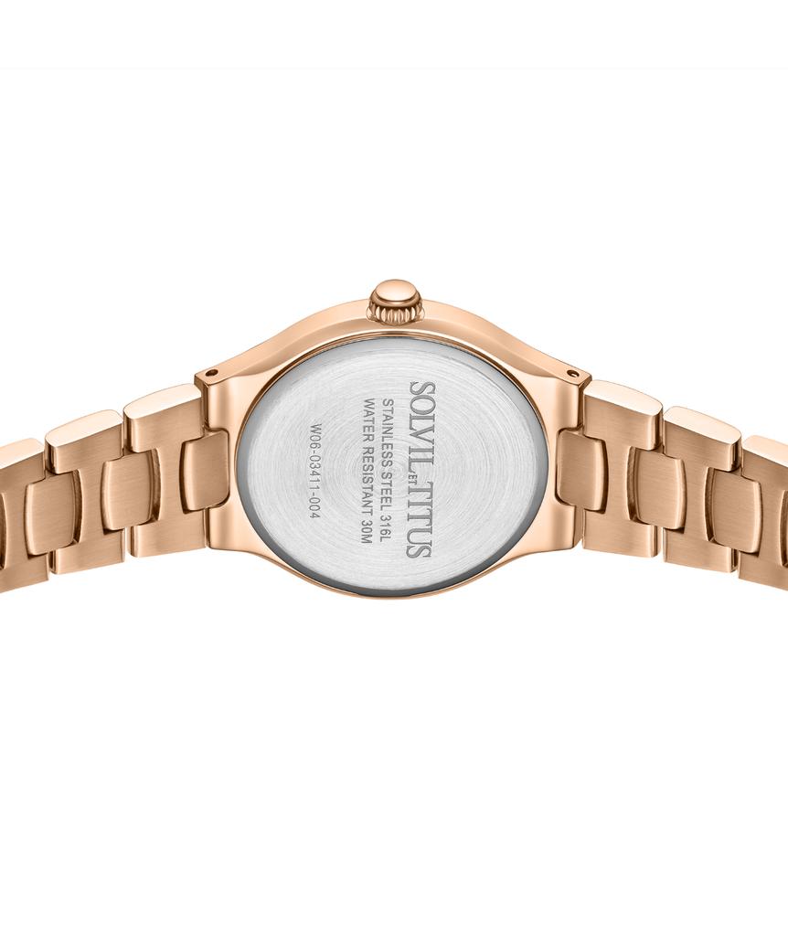 Fair Lady三針石英不鏽鋼腕錶  W06-03411-004