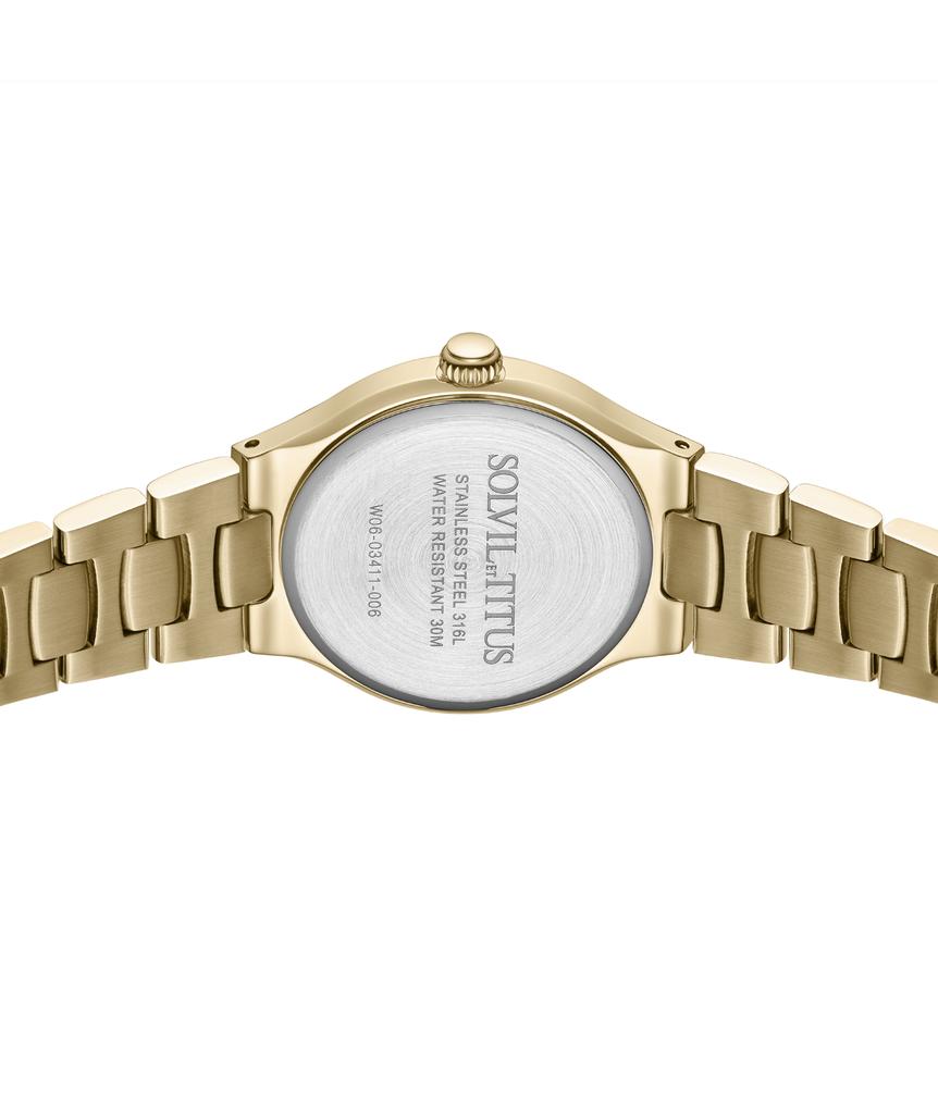 Fair Lady三針石英不鏽鋼腕錶  W06-03411-006