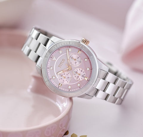 Fair Lady 3 Hands Date Quartz Stainless Steel Watch W06-03354-001