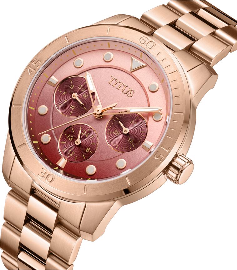 Aspira Multi-Function Quartz Stainless Steel Watch  W06-03413-005