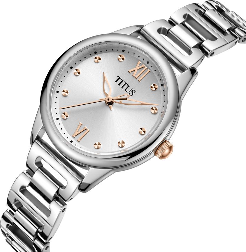 Fashionista三針石英不鏽鋼腕錶  W06-03425-002