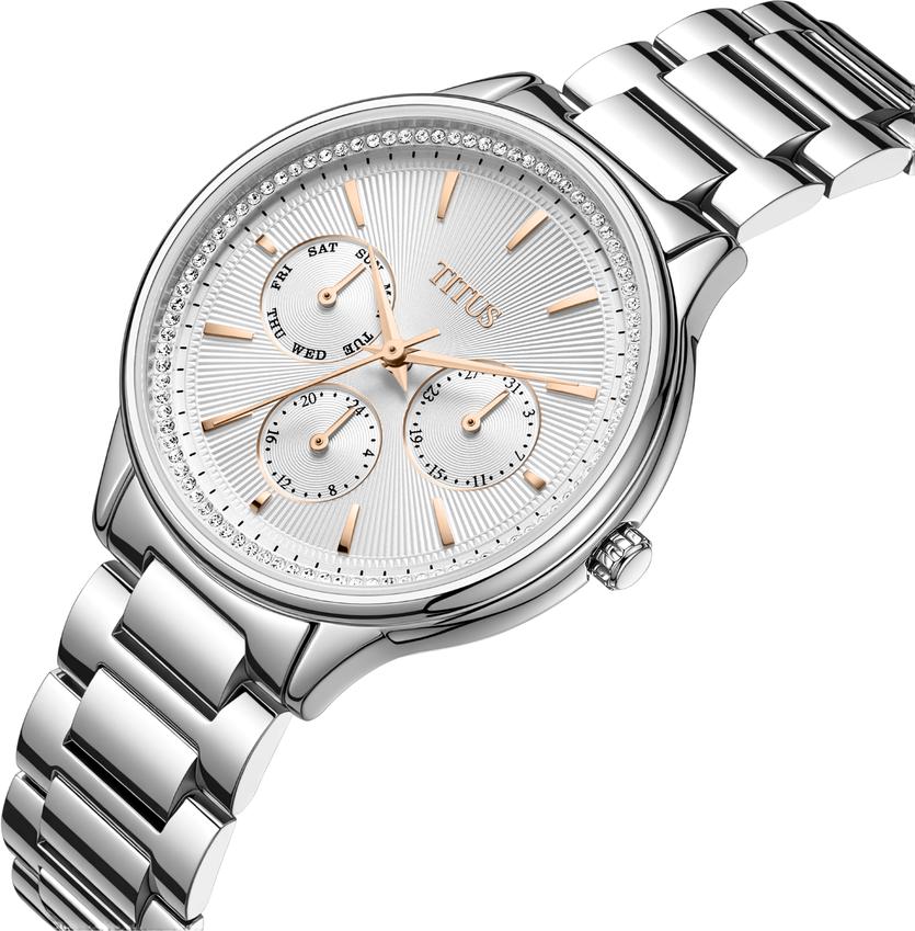 Fashionista Multi-Function Quartz Stainless Steel Watch  W06-03428-001