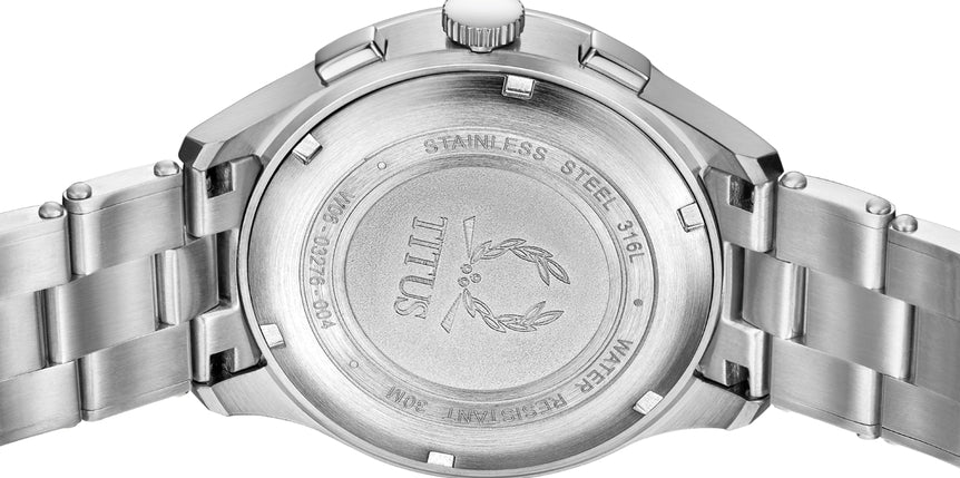 Modernist Chronograph Quartz Stainless Steel Watch W06-03276-004