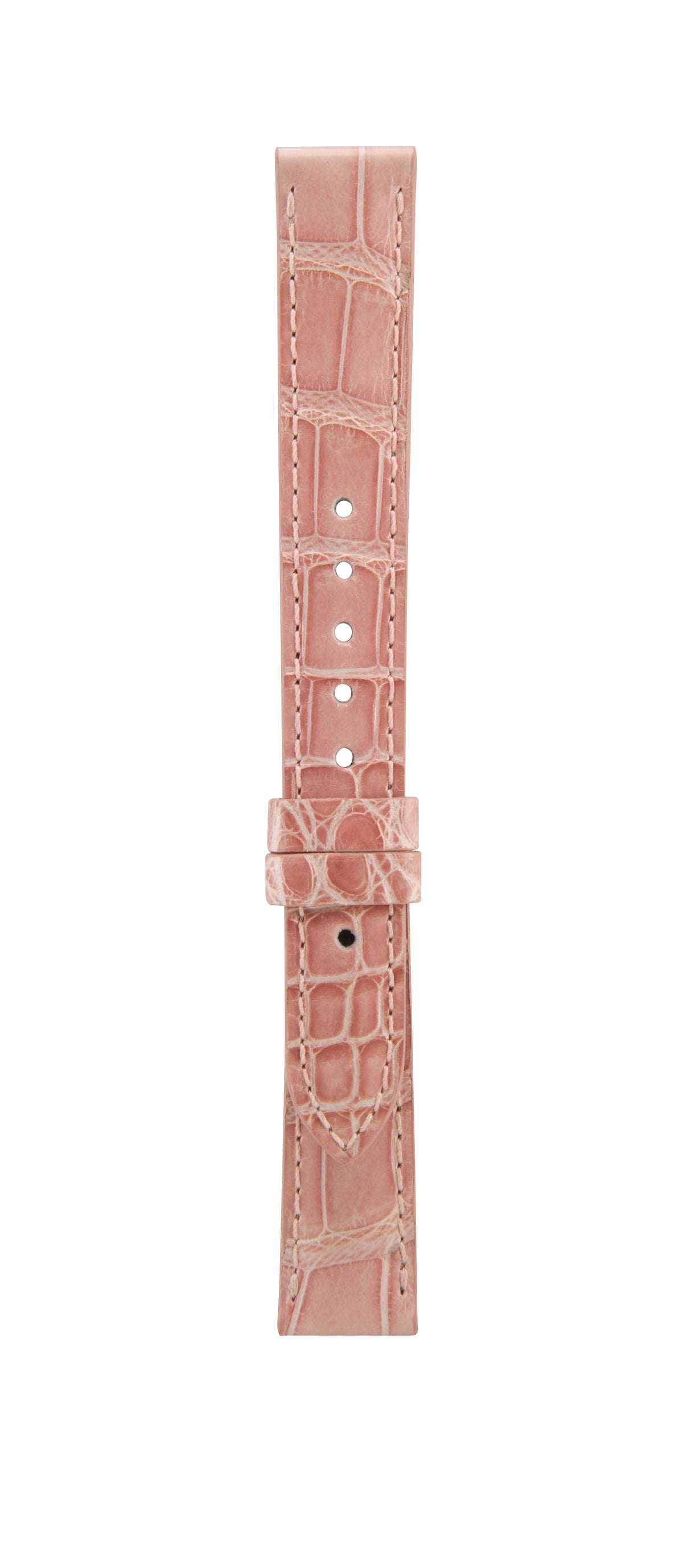 Michele Light Pink Genuine Alligator Leather Watch Strap 16mm EUC Genuine Alligator Leather Watch Straps - Condor Straps main image 4