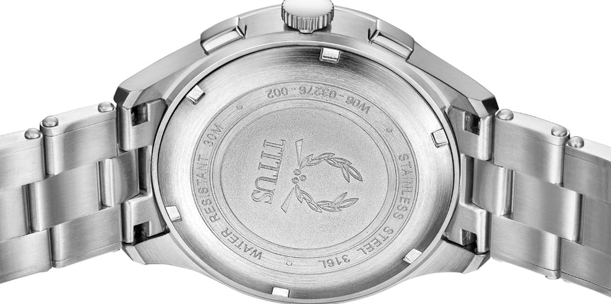 Modernist Chronograph Quartz Stainless Steel Watch W06-03276-002