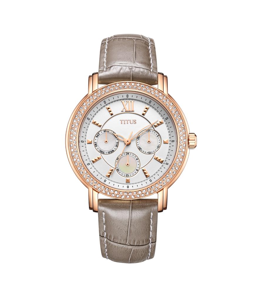 Fashionista Multi-Function Quartz Leather Watch W06-03251-007