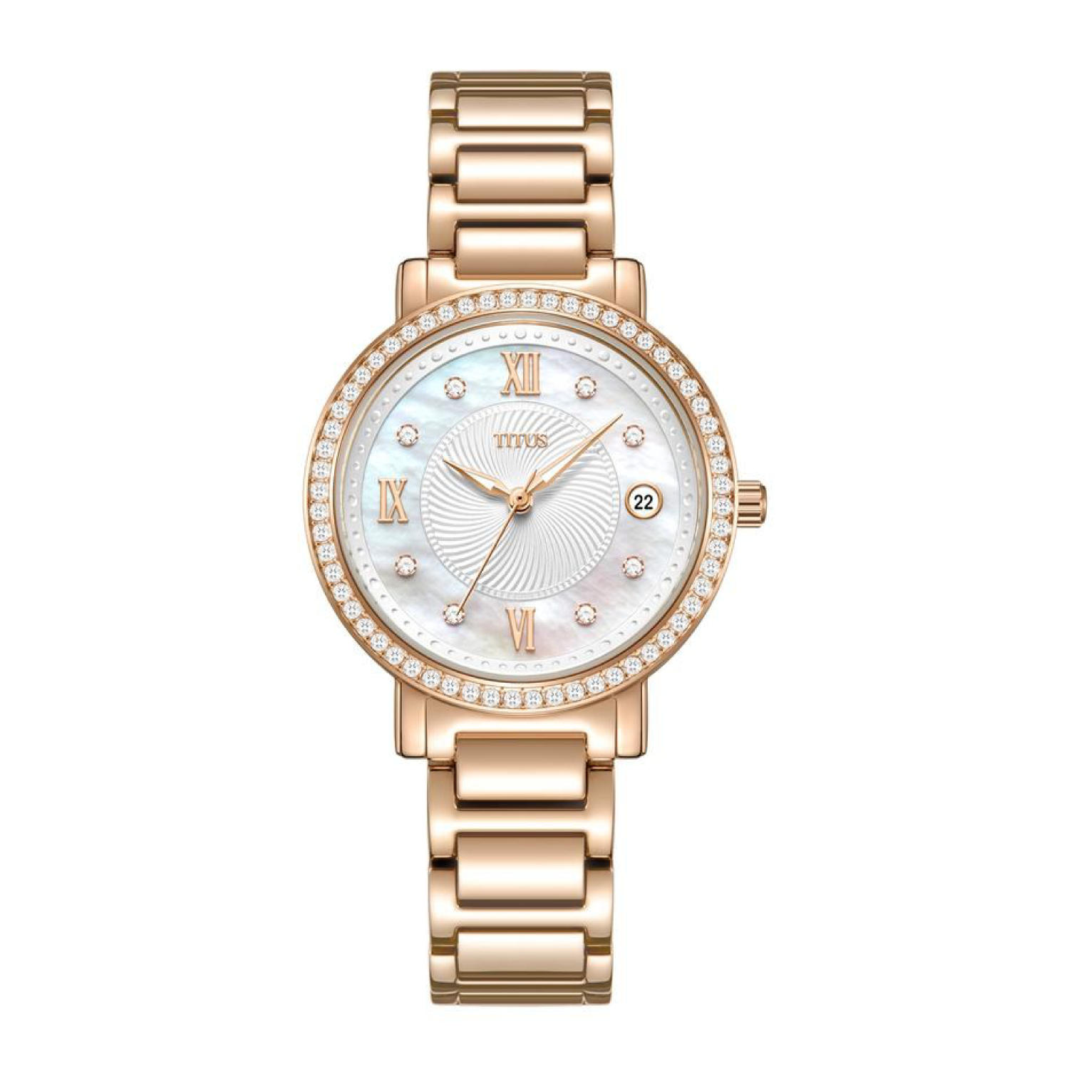 Chandelier 3 Hands Date Quartz Stainless Steel Watch W06-03200-003
