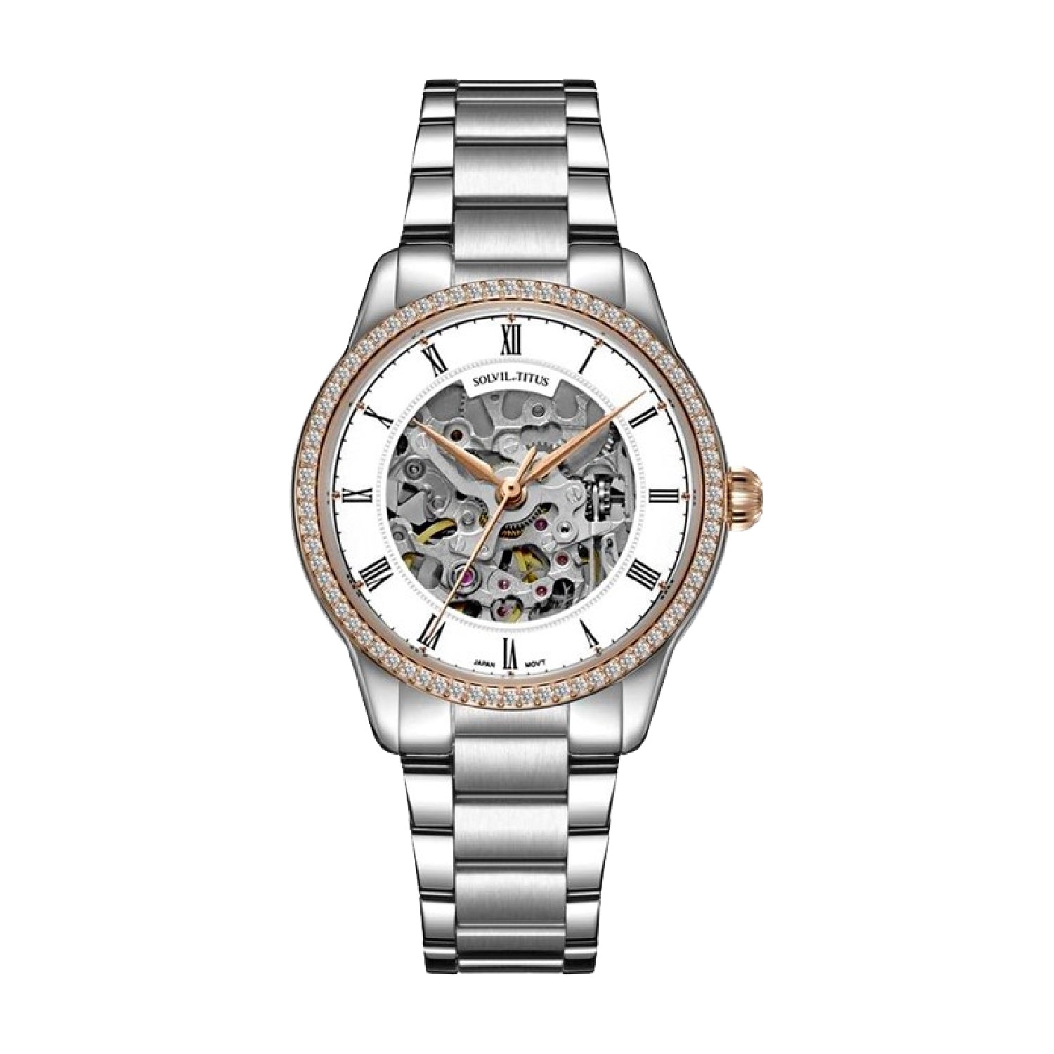 Classic 3 Hands Mechanical Stainless Steel Watch W06-03235-001