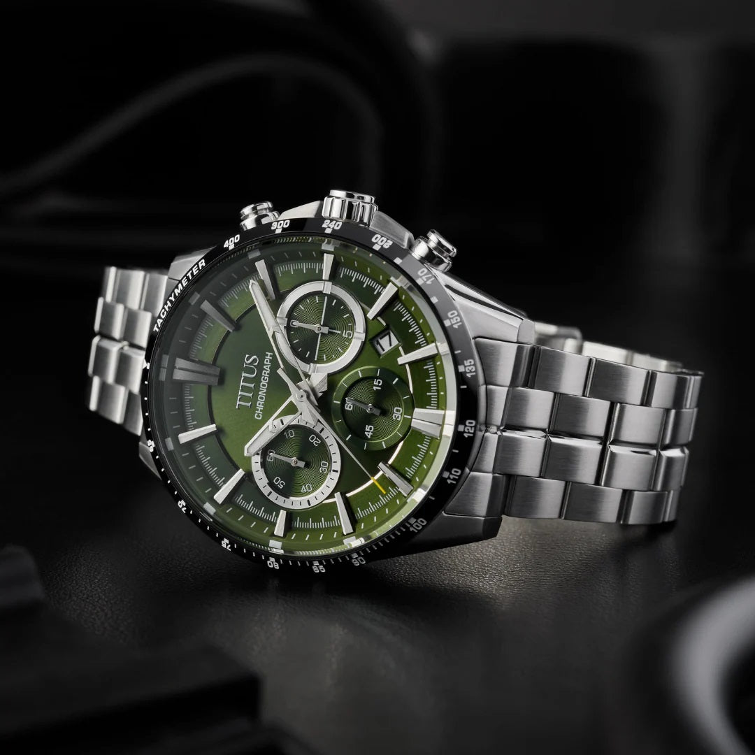 Saber Chronograph Quartz Stainless Steel Watch W06-03337-004