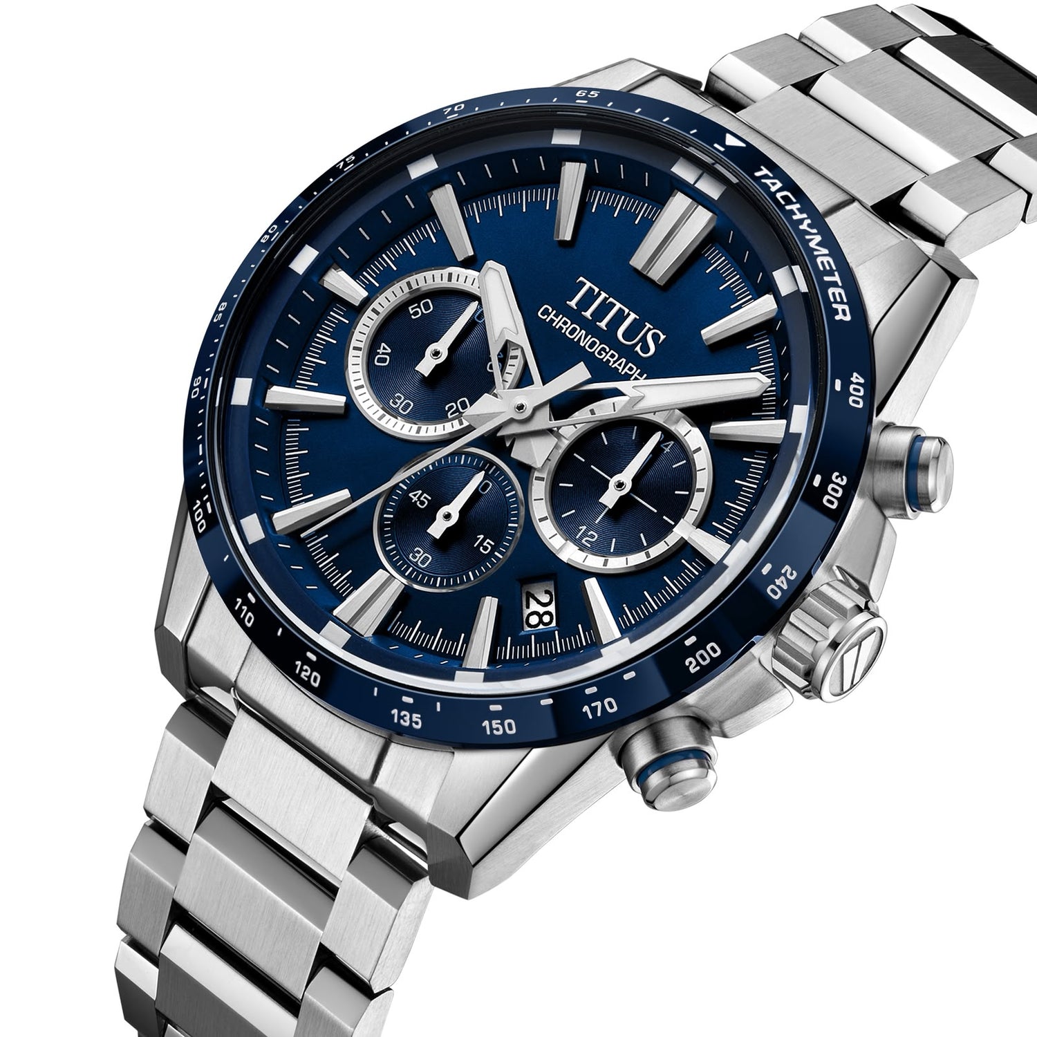 Saber Chronograph Quartz Stainless Steel Watch  W06-03401-009