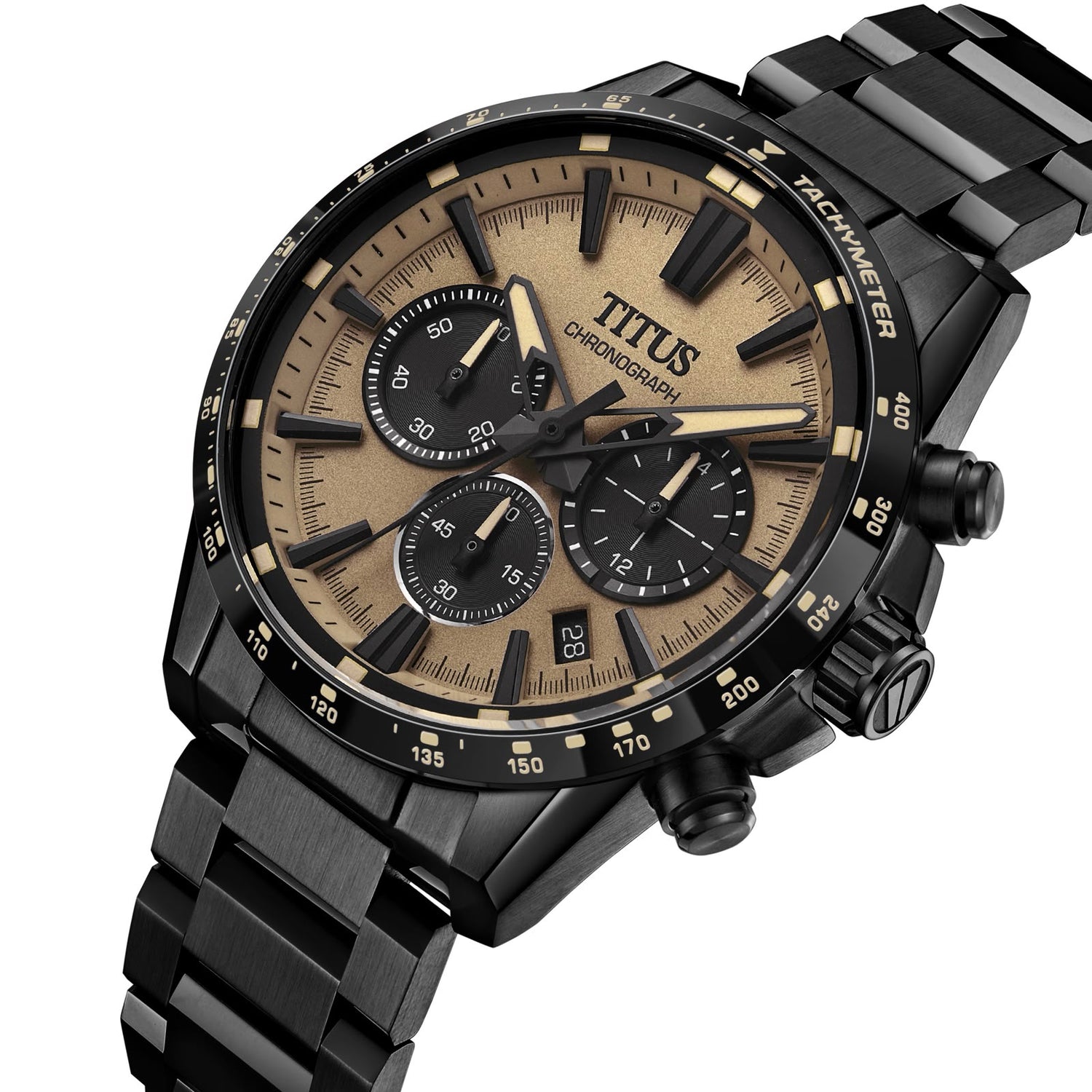 Saber Chronograph Quartz Stainless Steel Watch  W06-03401-011