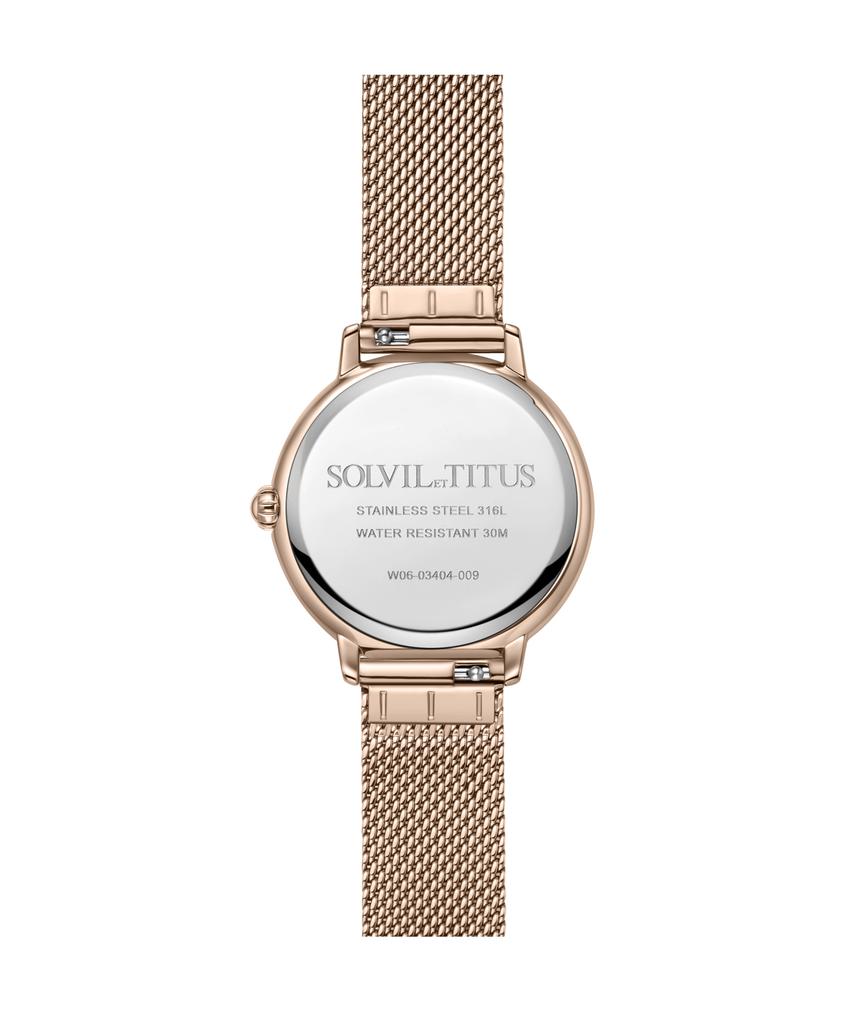 Fashionista Multi-function Day & Night Quartz Stainless Steel Watch W06-03404-009