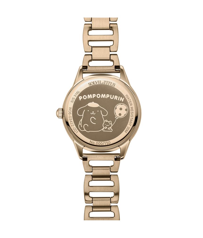 Solvil et Titus Pompompurin 3 Hands Quartz Stainless Steel Watch W06-03422-001