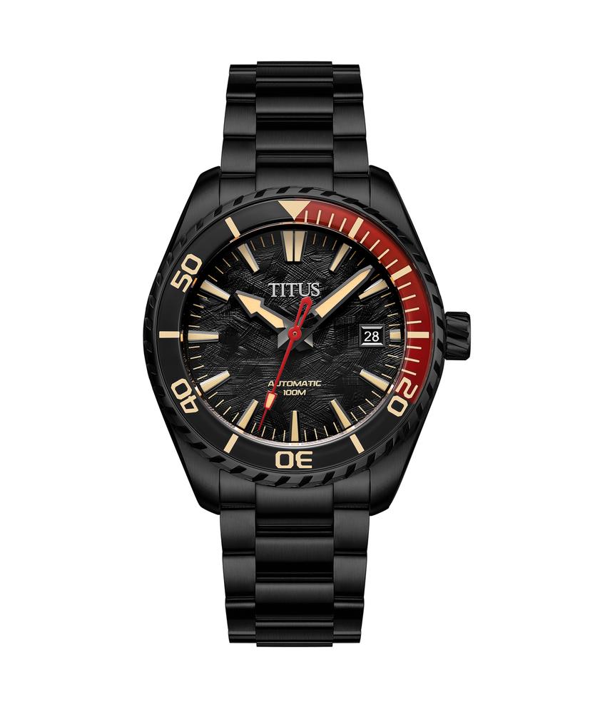 Saber 3 Hands Date Automatic Stainless Steel Watch W06-03423-006