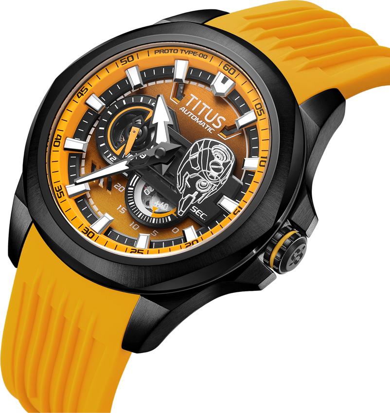Solvil et Titus x EVANGELION Multi-Function Mechanical Silicone Watch W06-03426-003