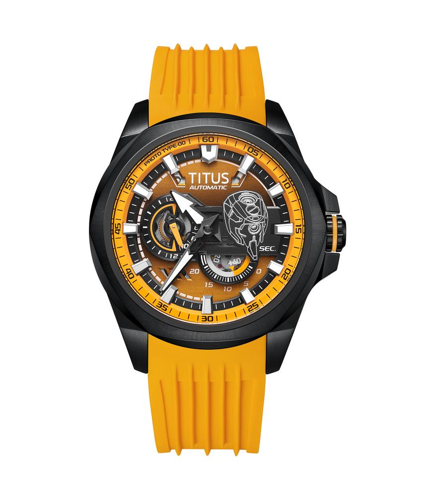 Solvil et Titus x EVANGELION Multi-Function Mechanical Silicone Watch W06-03426-003