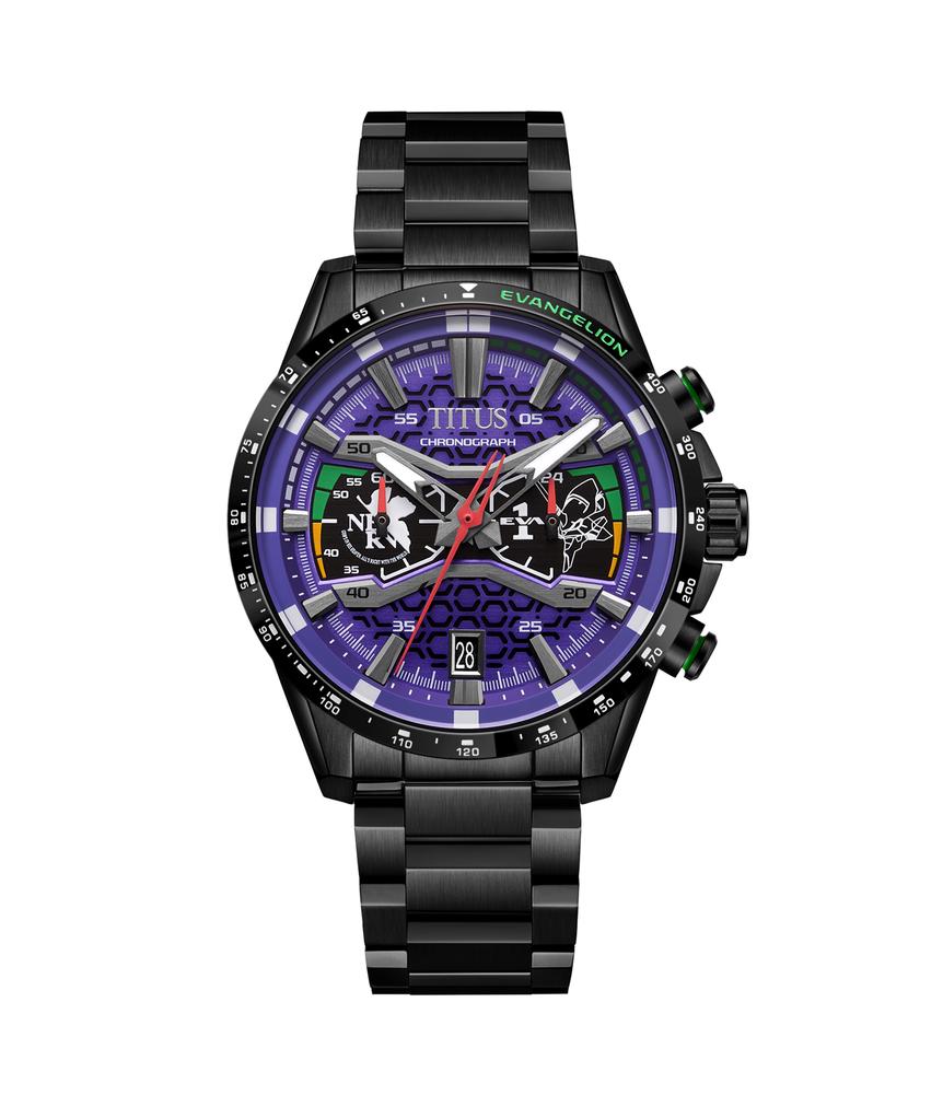 Solvil et Titus x EVANGELION Chronograph Quartz Stainless Steel Watch W06-03427-001