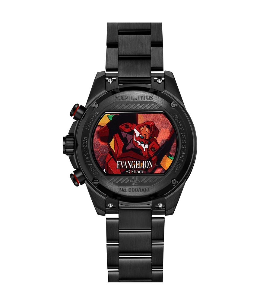 Solvil et Titus x EVANGELION Chronograph Quartz Stainless Steel Watch W06-03427-002