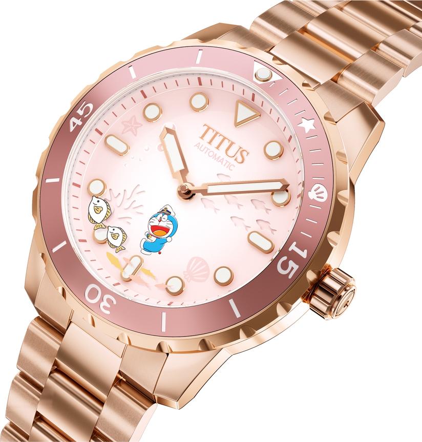 Solvil et Titus Doraemon 3 Hands Automatic Stainless Steel Watch W06-03432-002