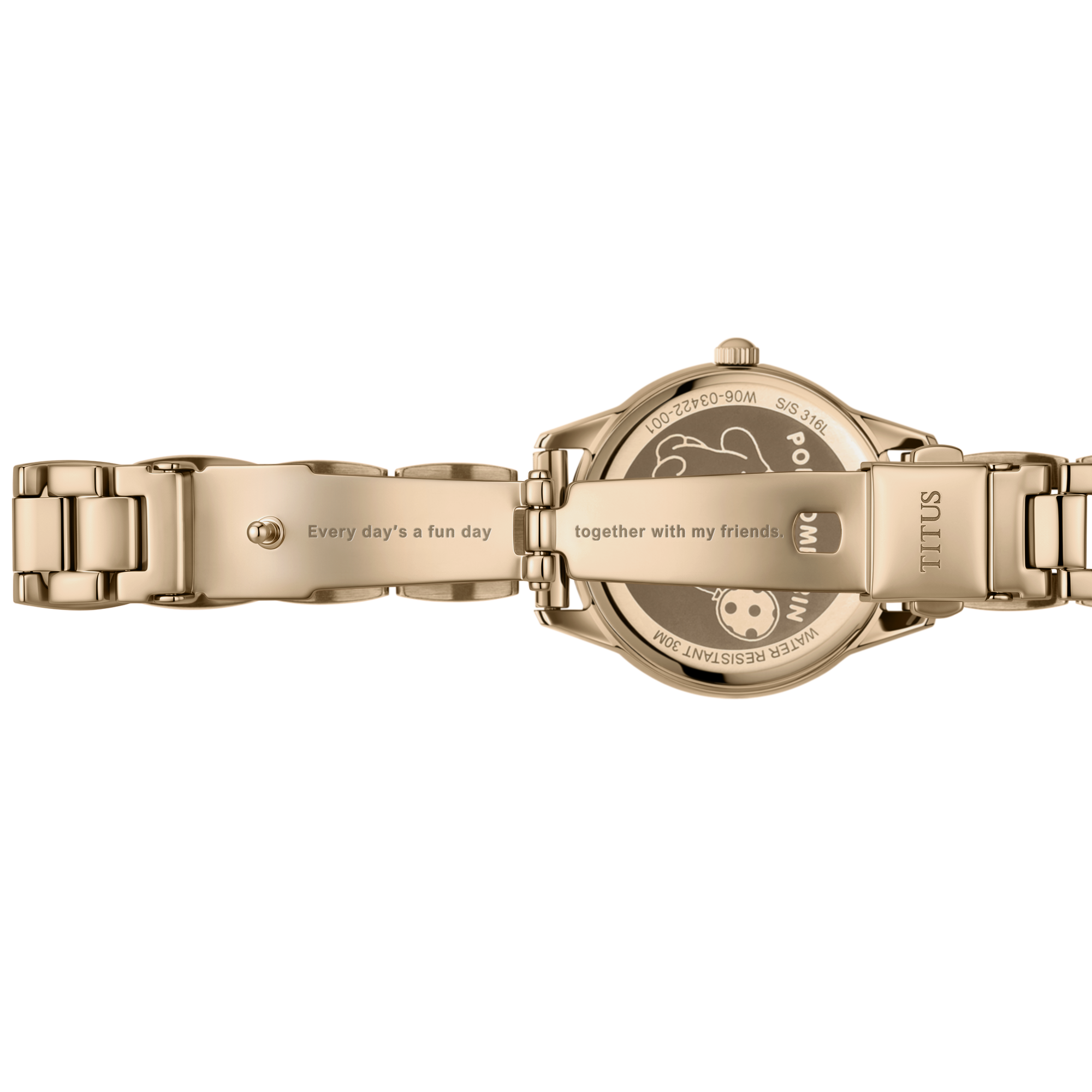 Solvil et Titus Pompompurin 3 Hands Quartz Stainless Steel Watch W06-03422-001